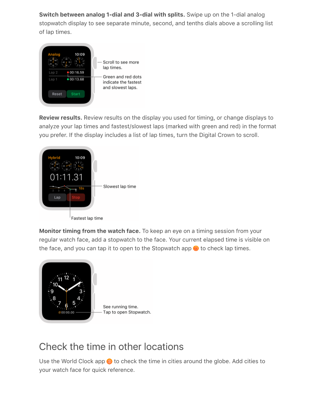Apple Watch User Guide on Iphone in the Apple Watch App, Safari, Or Ibooks