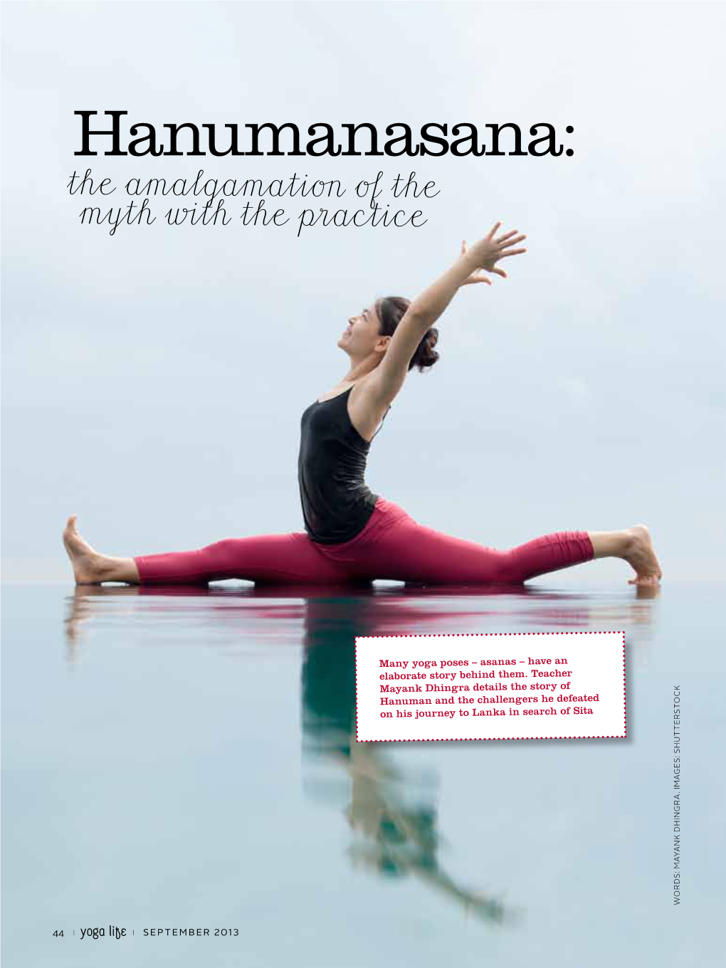 Hanumanasana: the Amalgamation of the Myth with the Practice