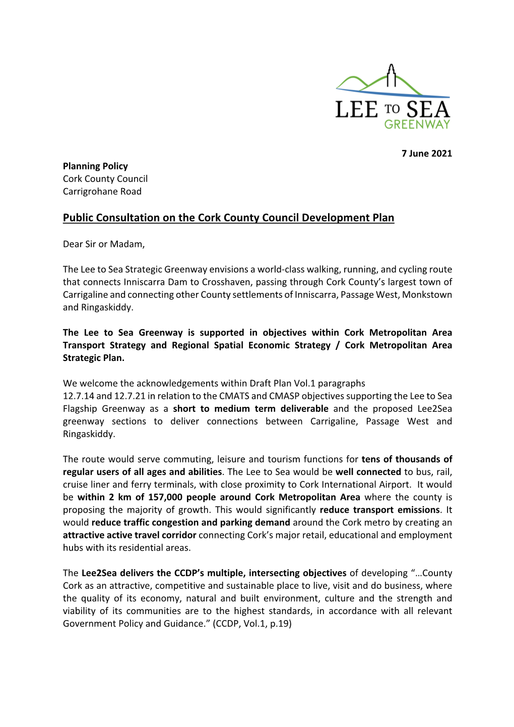 2021-06-Cork County Development Plan-Response FINAL