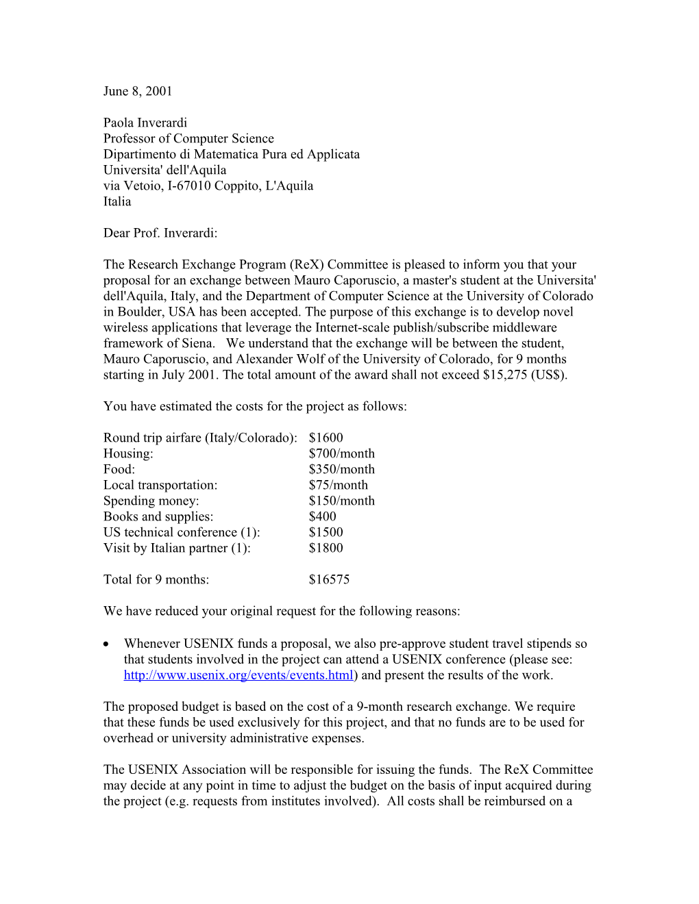 Dipartimento Di Matematica Pura Ed Applicata