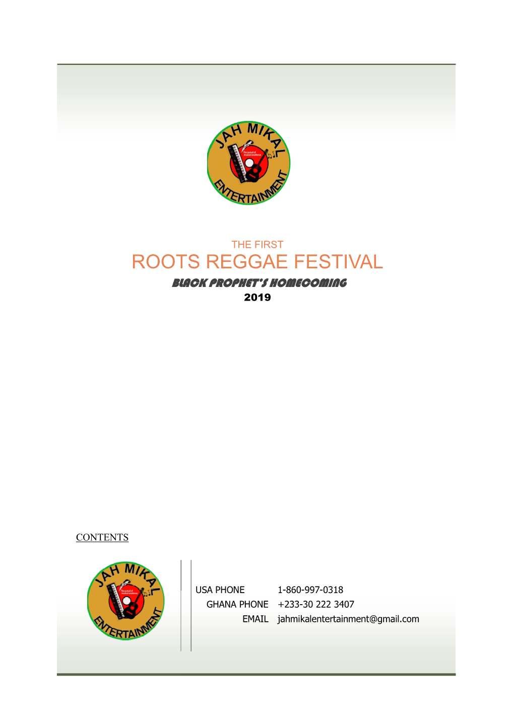 Roots Reggae Festival