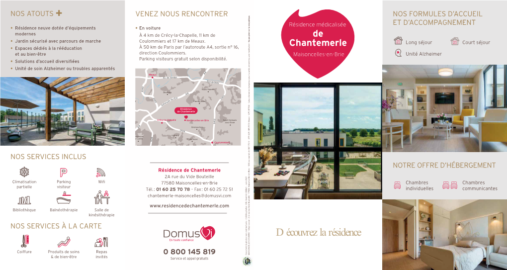 Brochure Résidence De Chantemerle