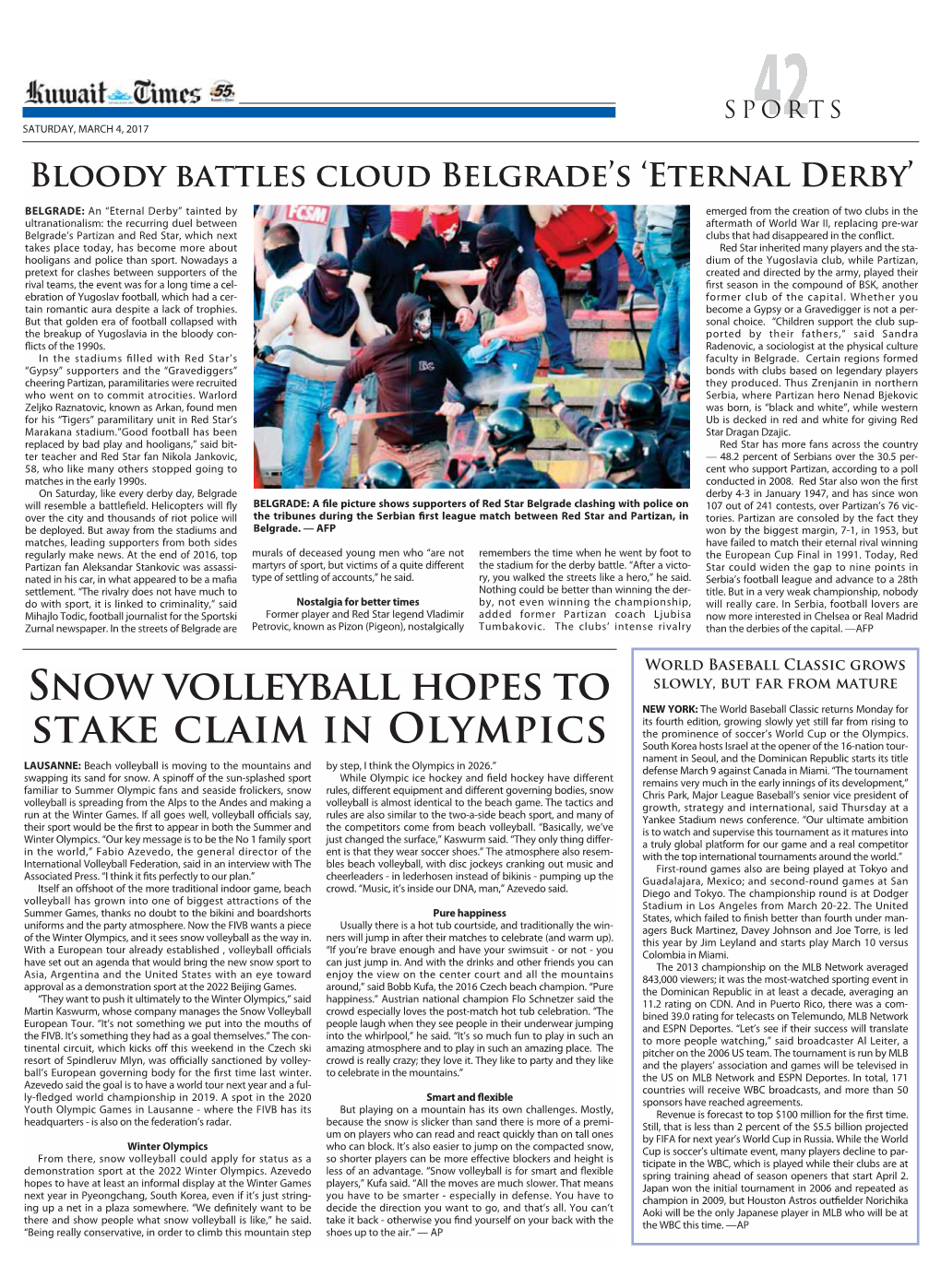Snow Volleyball Hopes to Stake Claim in Olympics
