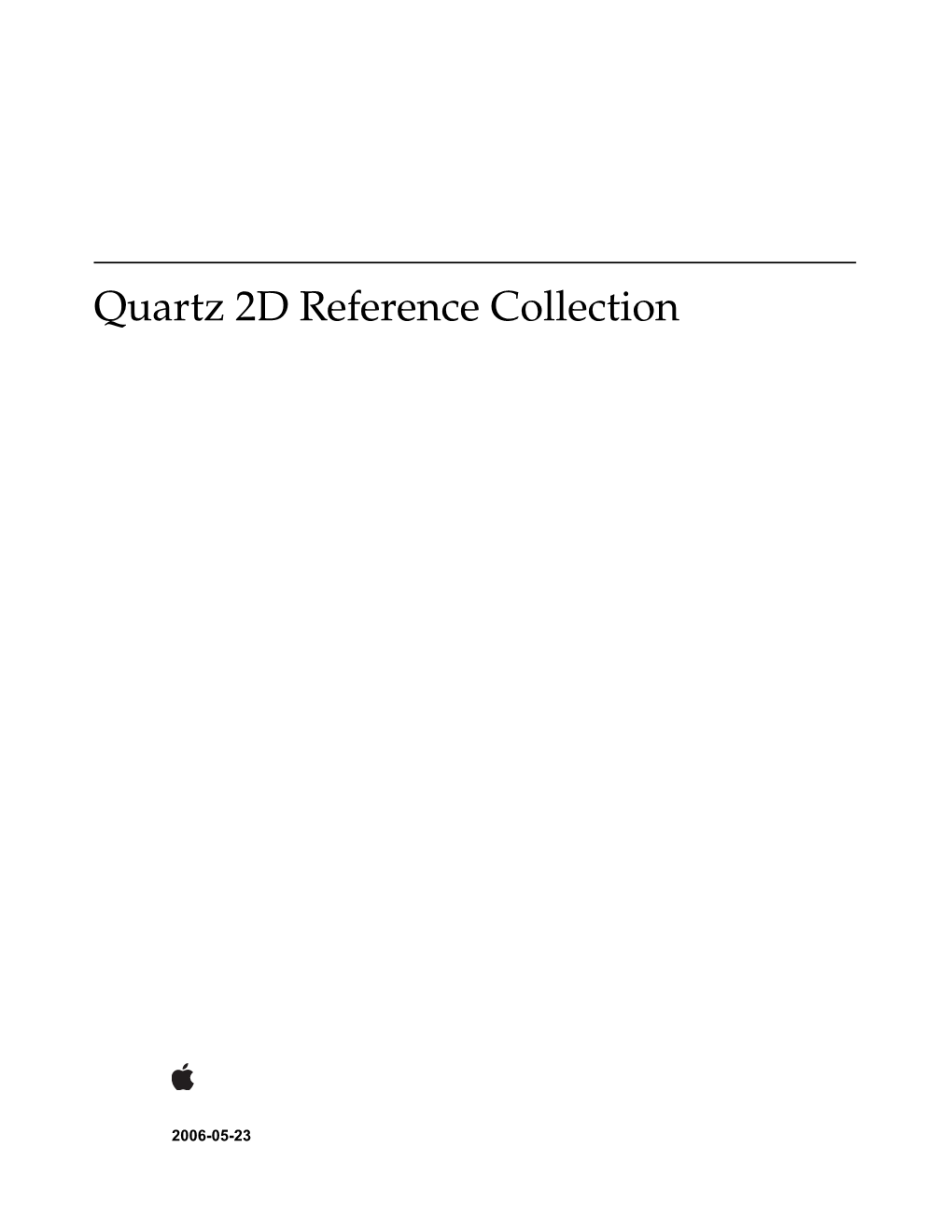 Quartz 2D Reference Collection