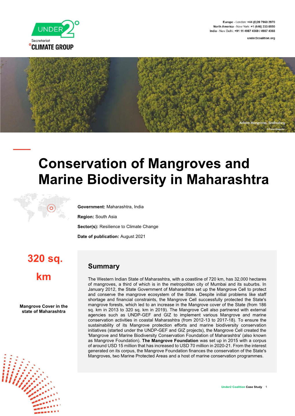 Conservation of Mangroves and Marine Biodiversity in Maharashtra