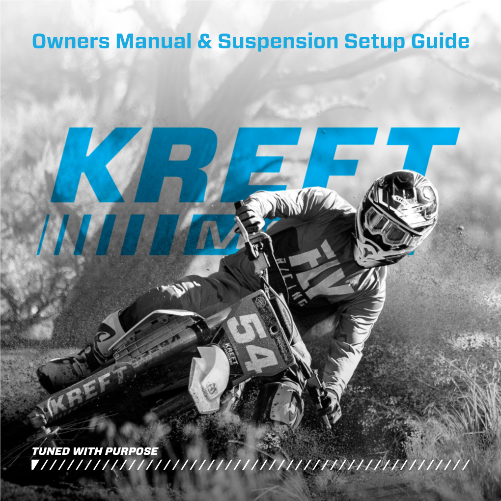 Owners Manual & Suspension Setup Guide