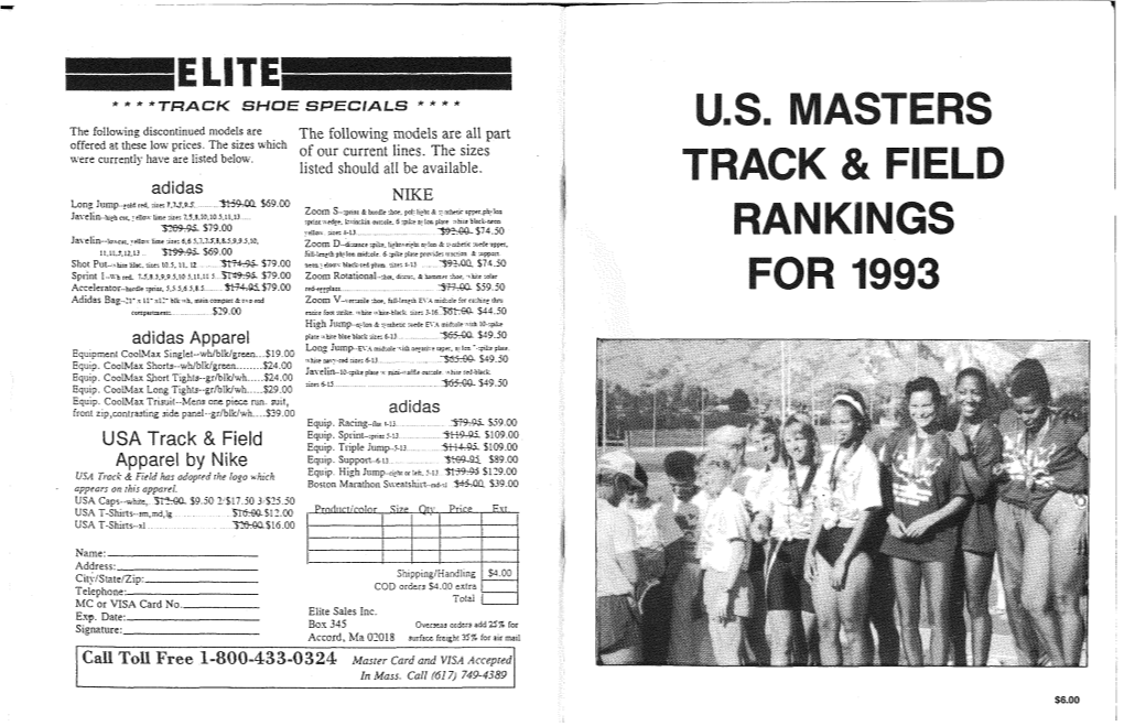 U.S. Masters Track & F