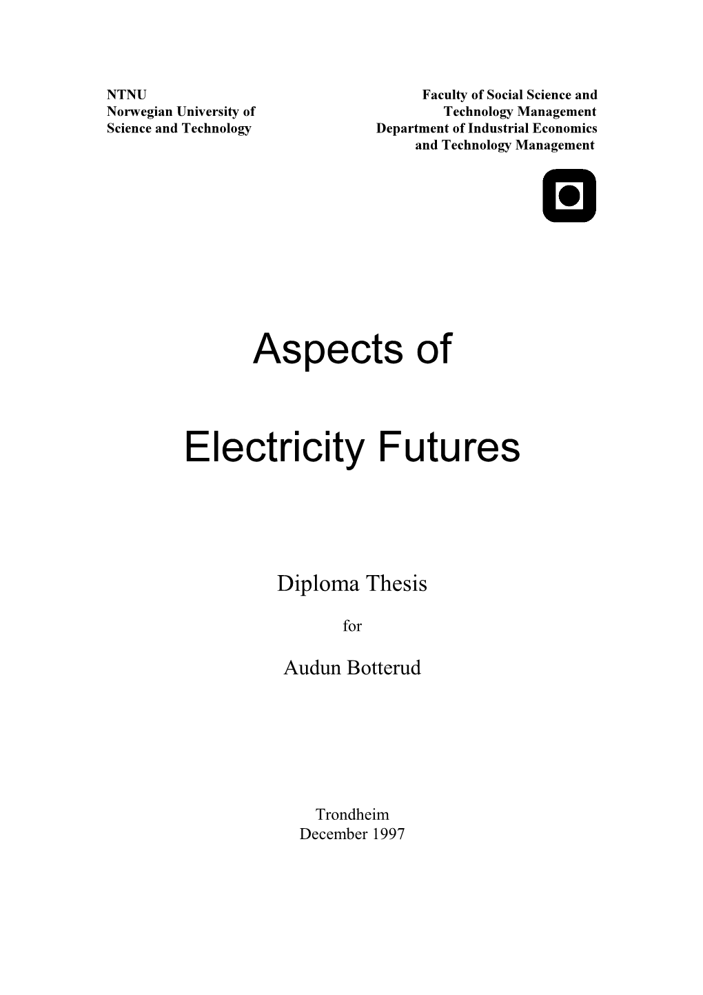 Diploma Thesis