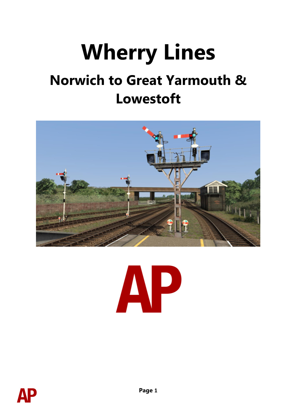 Wherry Lines Norwich to Great Yarmouth & Lowestoft