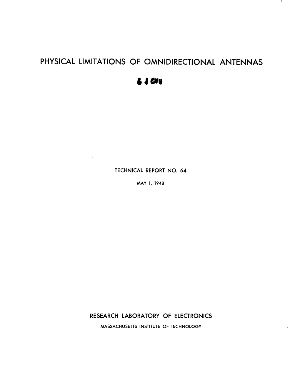 Physical Limitations of Omnidirectional Antennas