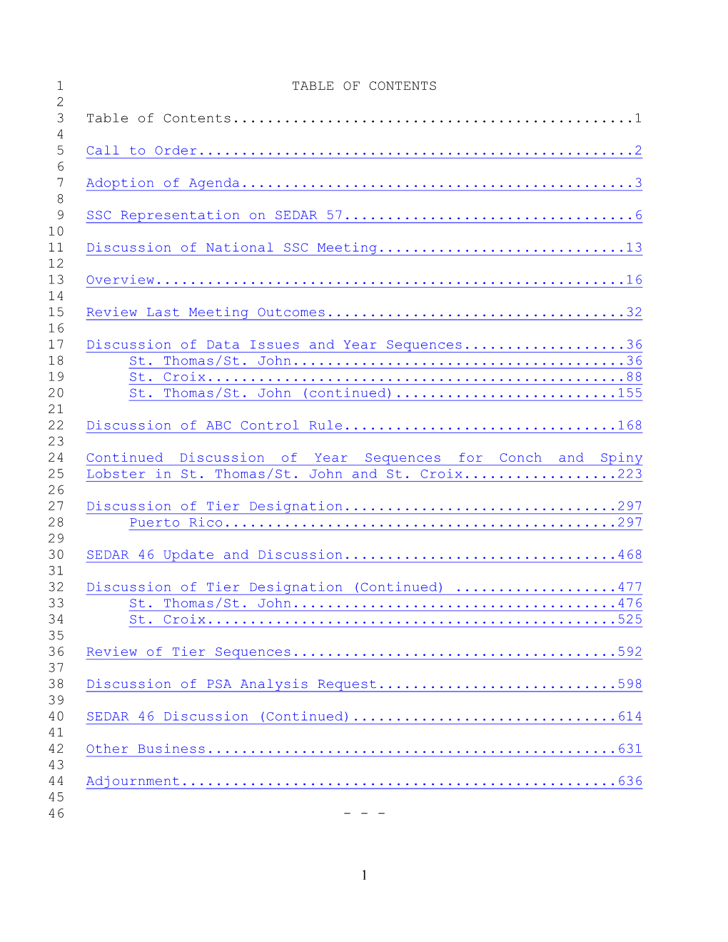 SSC July 2017 Meeting Transcripts