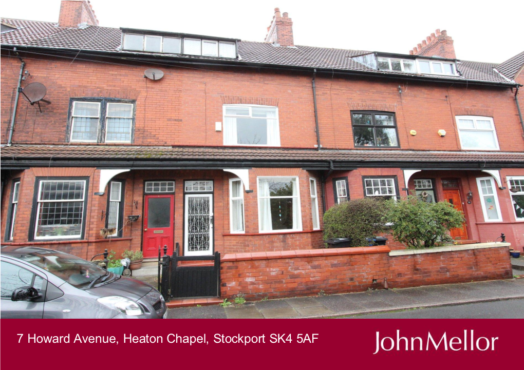 7 Howard Avenue, Heaton Chapel, Stockport SK4 5AF £285,000