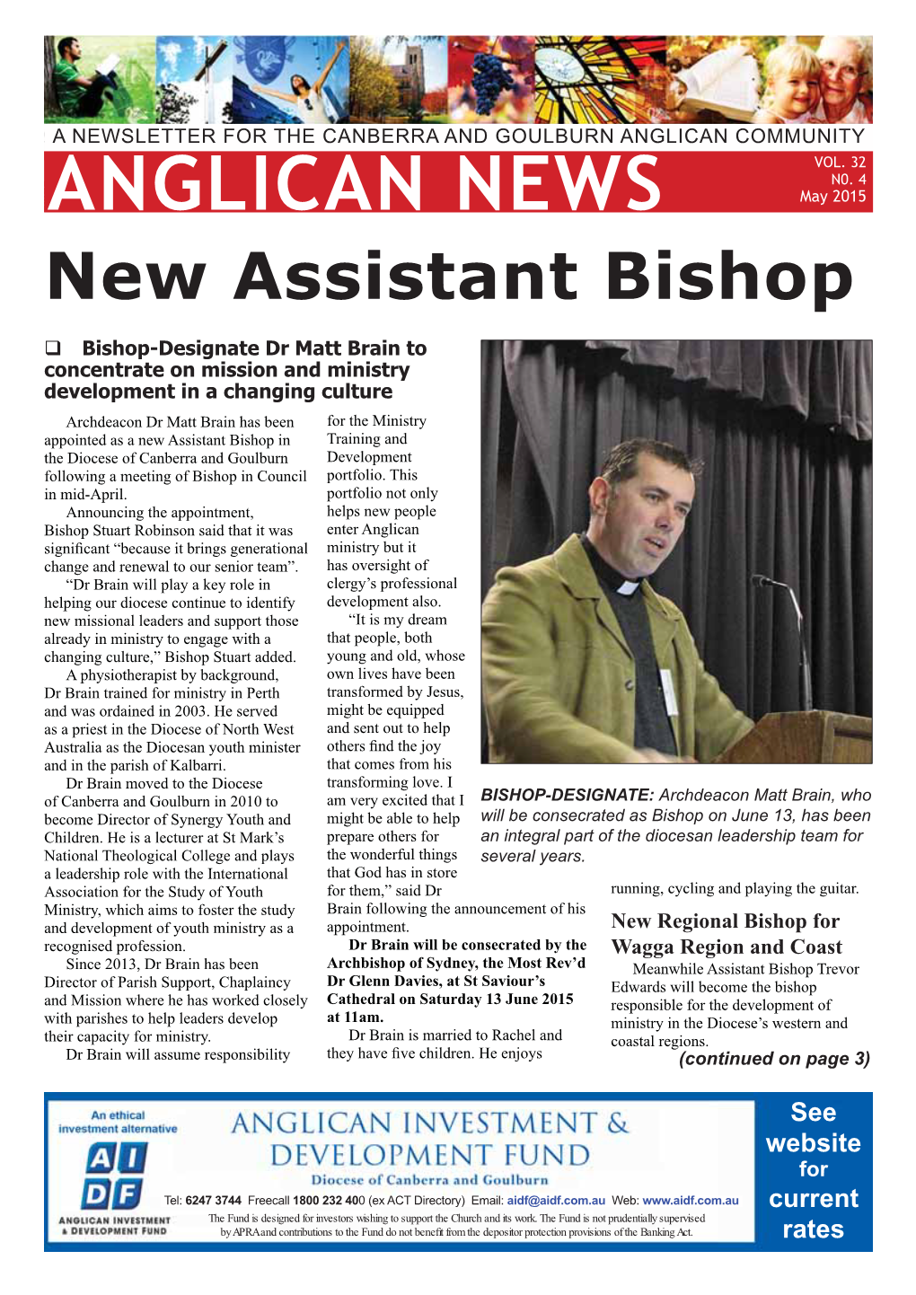Anglican News Page 1