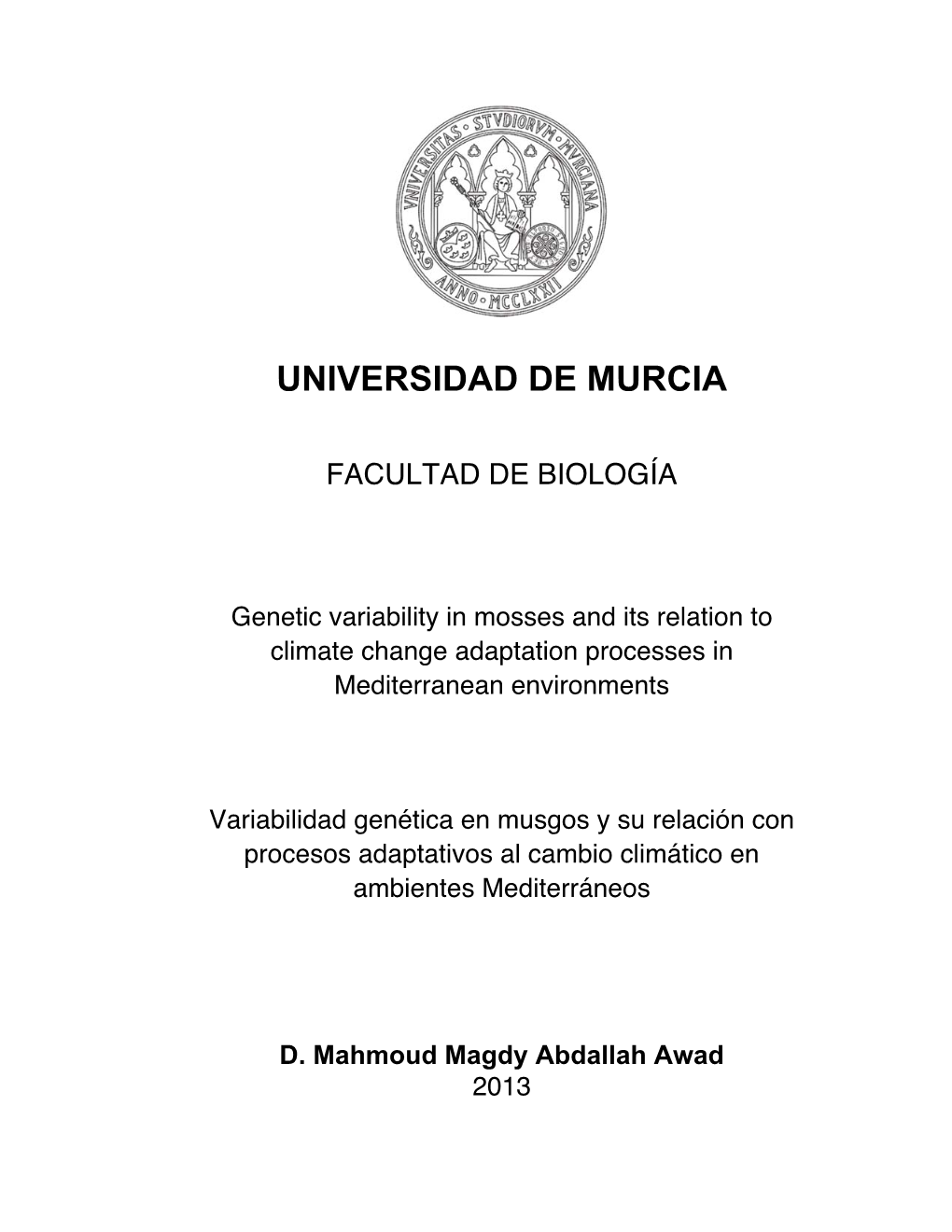 Universidad De Murcia