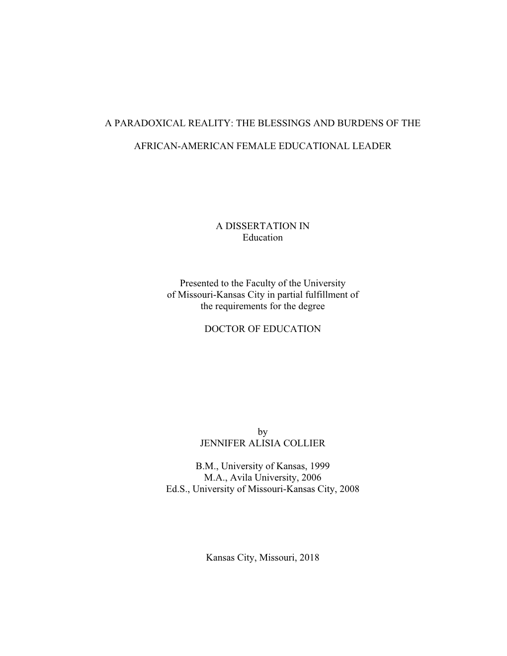 A Paradoxical Reality: the Blessings and Burdens of The