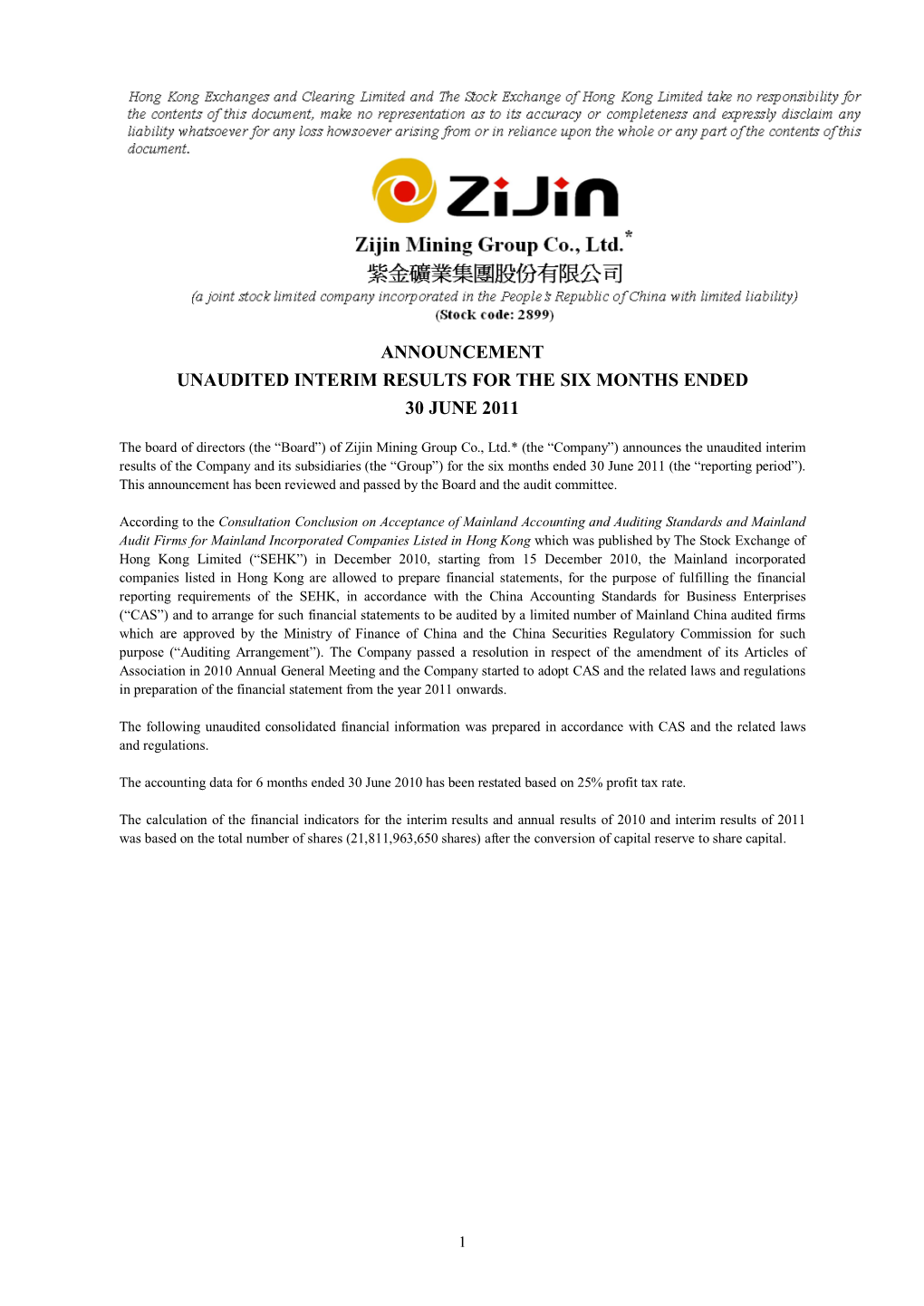 Zijin Mining Group Co