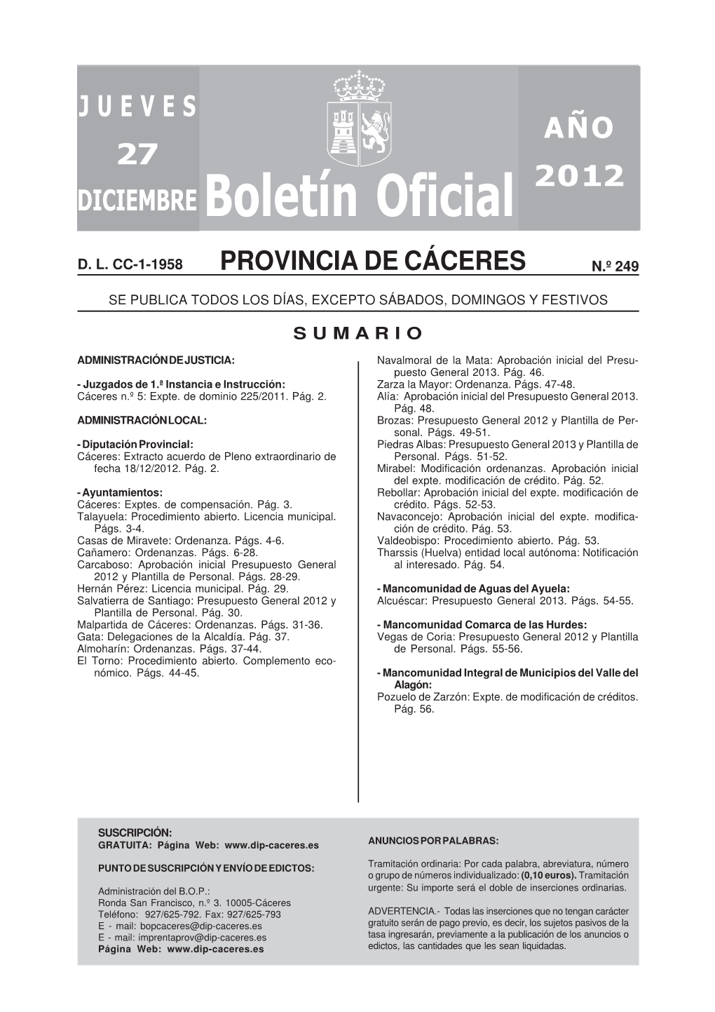 Boletín Oficial