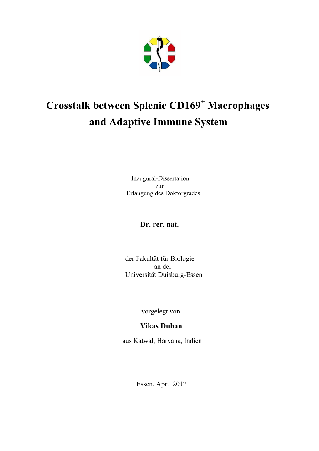 Macrophages and Adaptive Immune System
