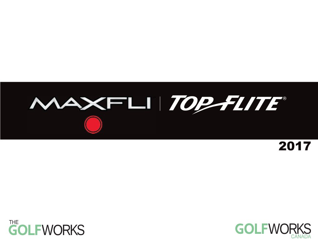 Maxfli & Top-Flite 2017 Full Catalog