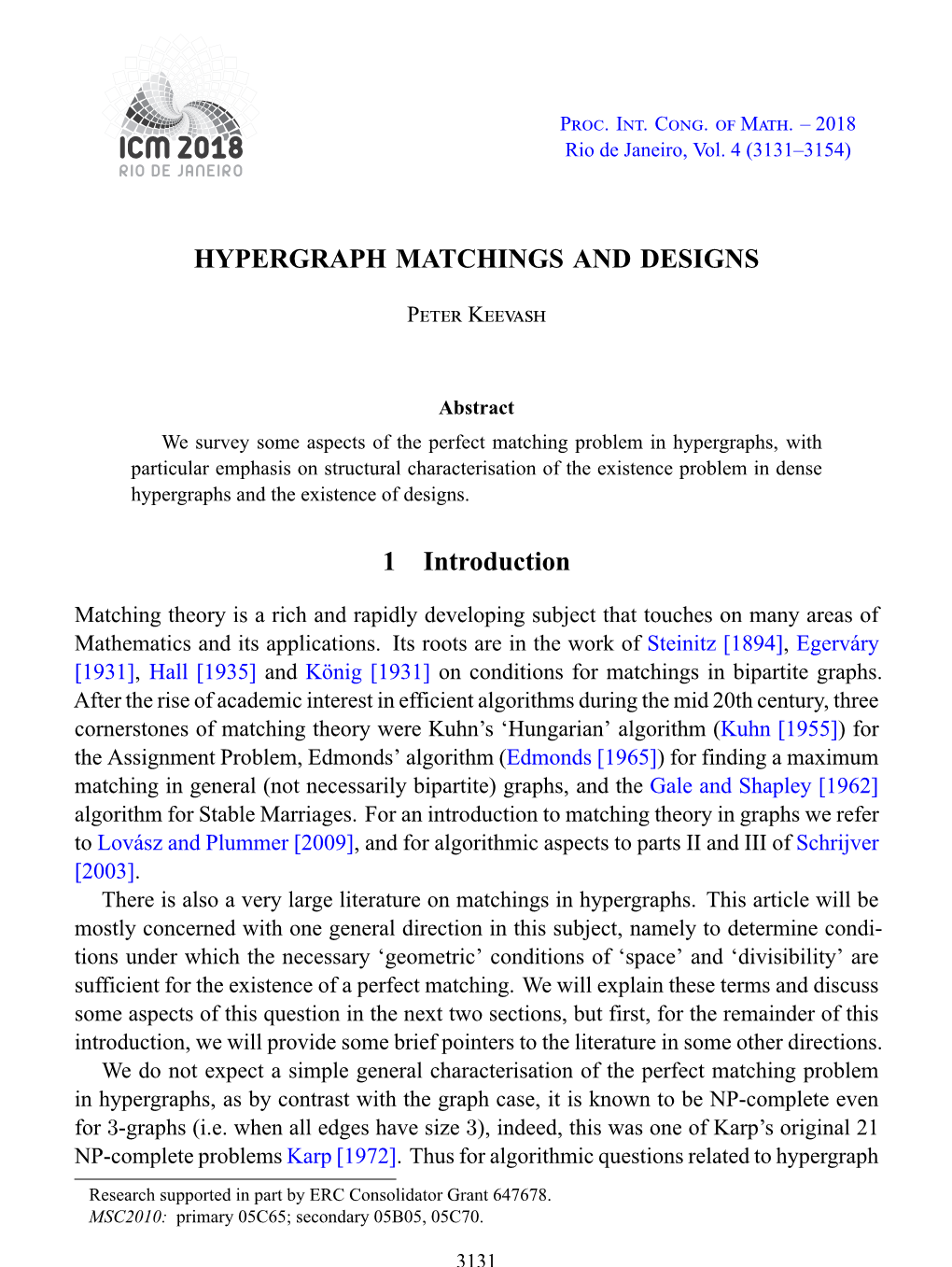 Hypergraph Matchings and Designs