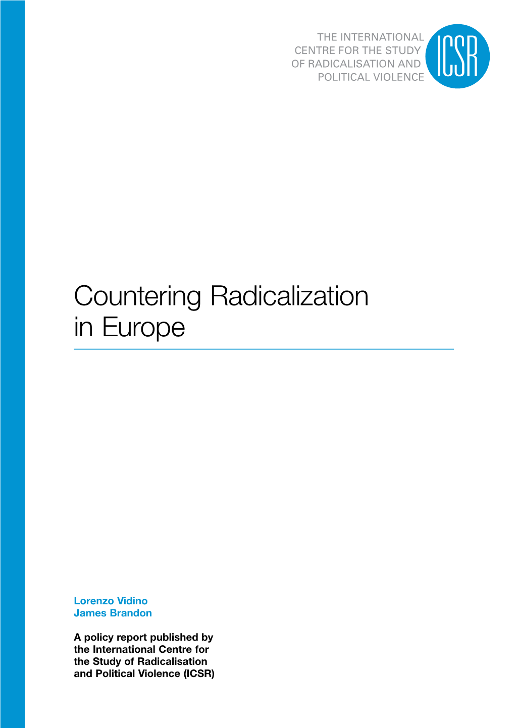 Countering Radicalization in Europe