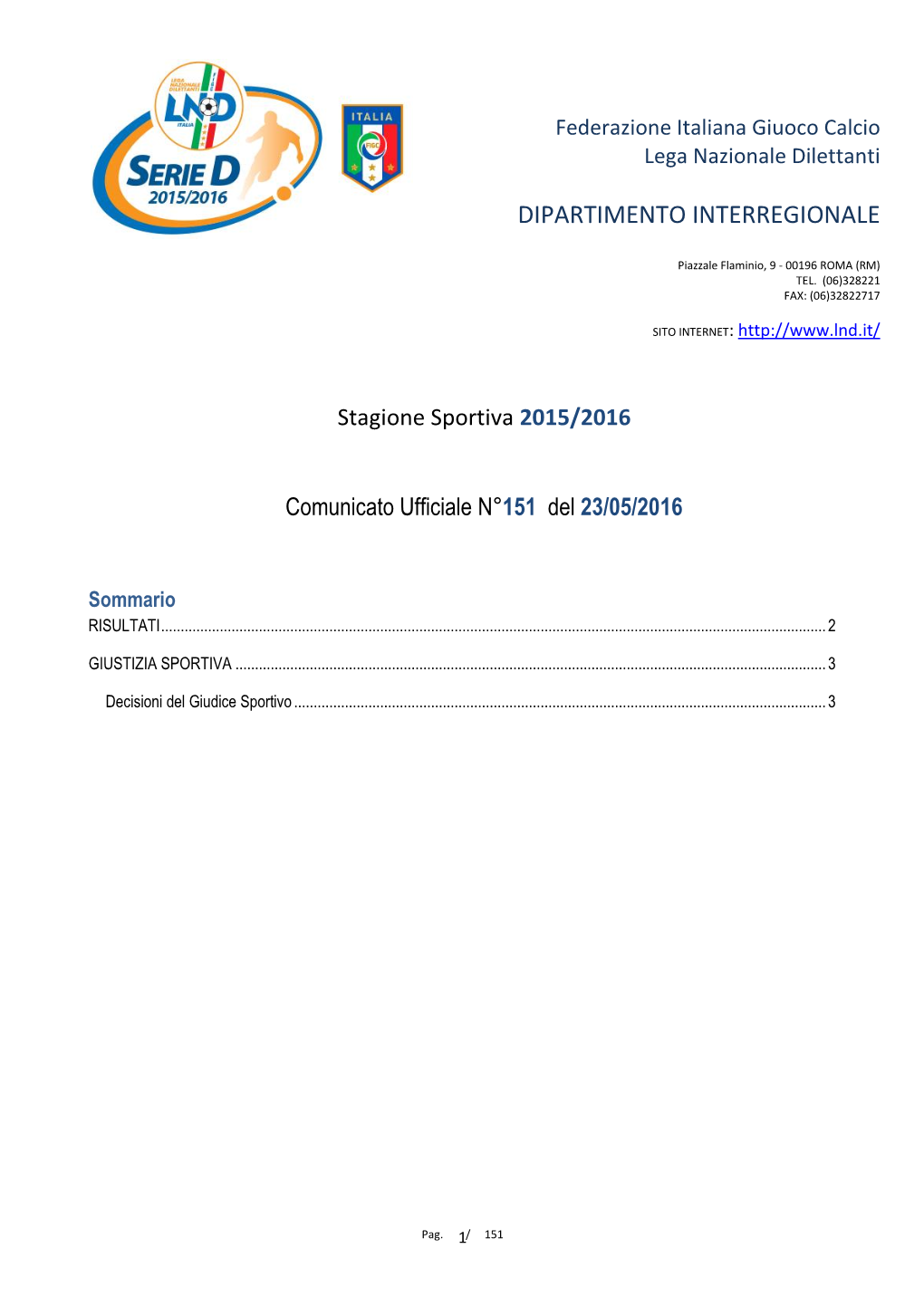 Dipartimento Interregionale