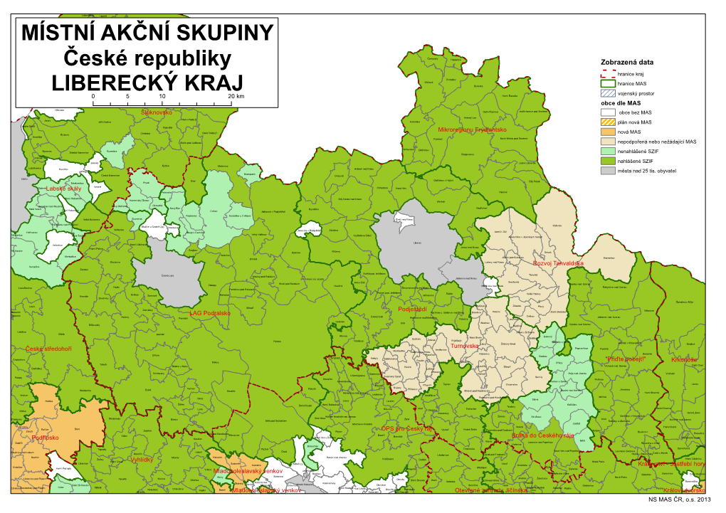 MÍSTNÍ AKČNÍ SKUPINY České Republiky LIBERECKÝ KRAJ