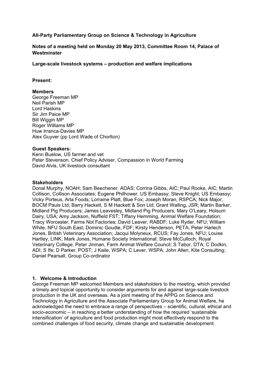 All-Party Parliamentary Group on Science & Technology in Agriculture s1