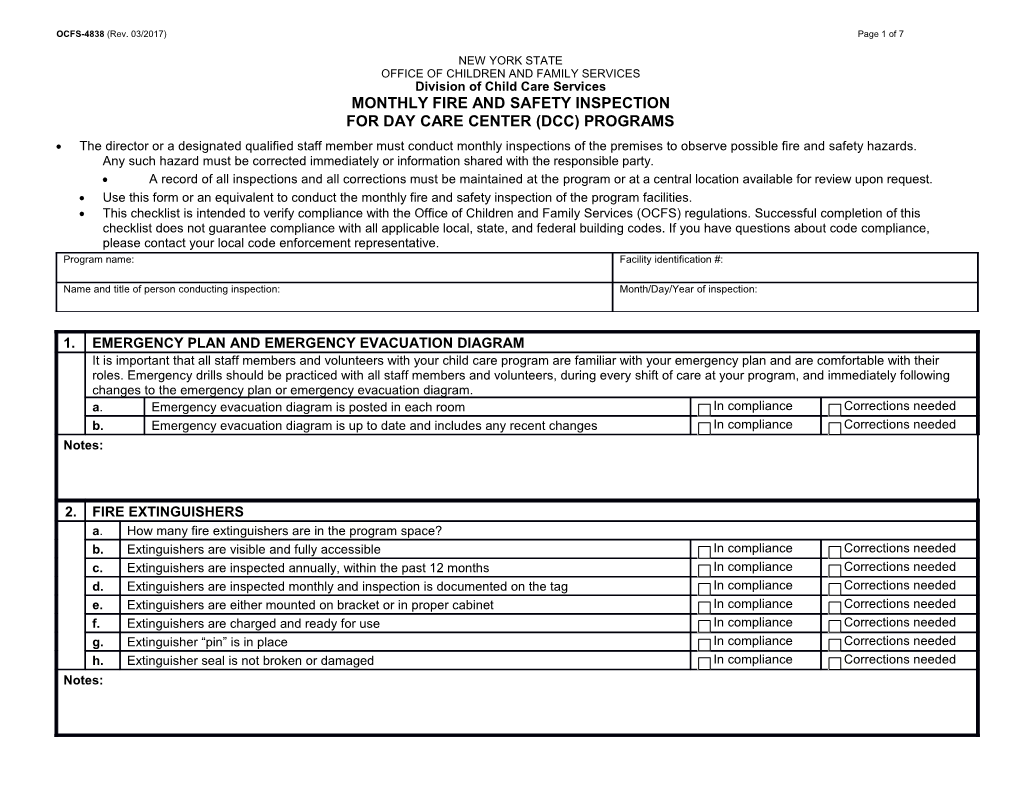 Division of Child Care Services