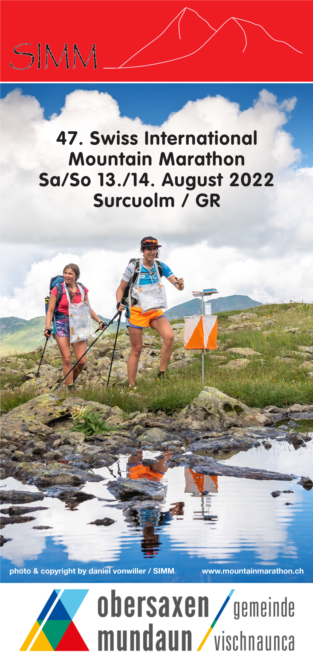 47. Swiss International Mountain Marathon Sa/So 13./14. August 2022 Surcuolm / GR