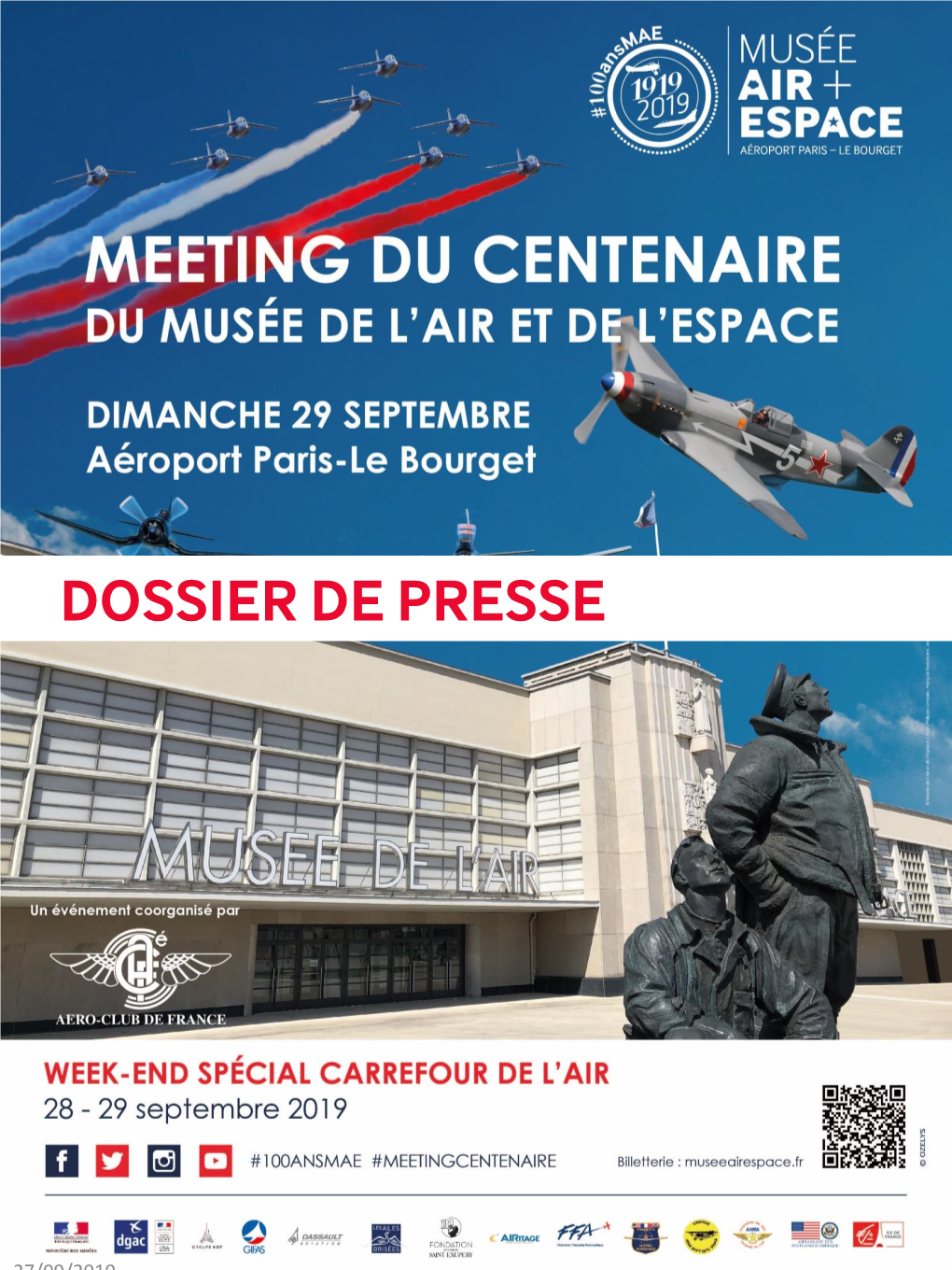 Dossier De Presse Meeting Du Centenaire
