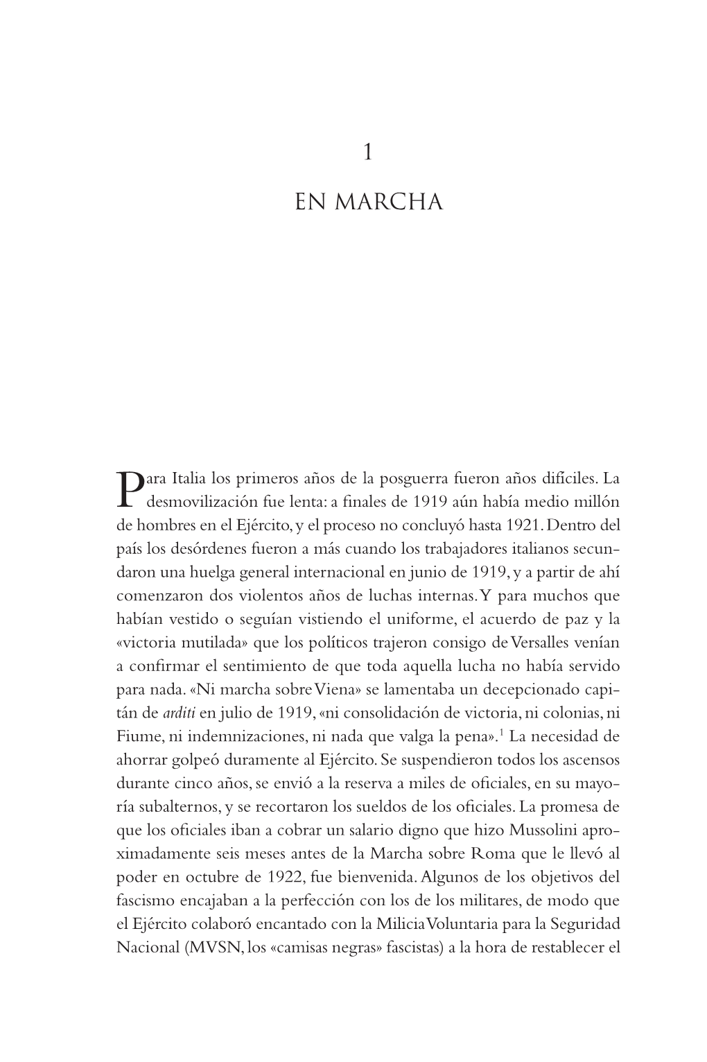 LA GUERRA DE MUSSOLINI Orden Tras La Ocupación De Las Fábricas Y La Oleada De Huelgas De 1920