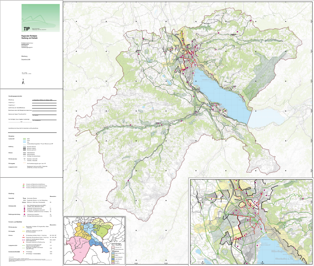 Regionaler Richtplan Siedlung Und Verkehr