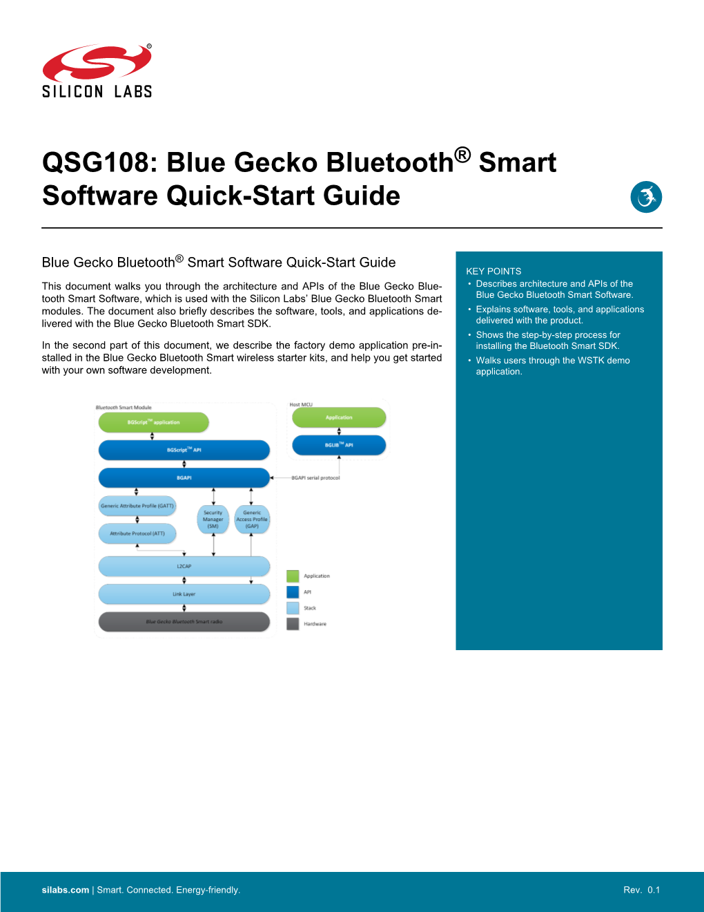 Blue Gecko Bluetooth Smart Software Quick-Start Guide