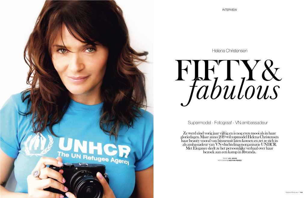 Helena Christensen FIFTY& Fabulous