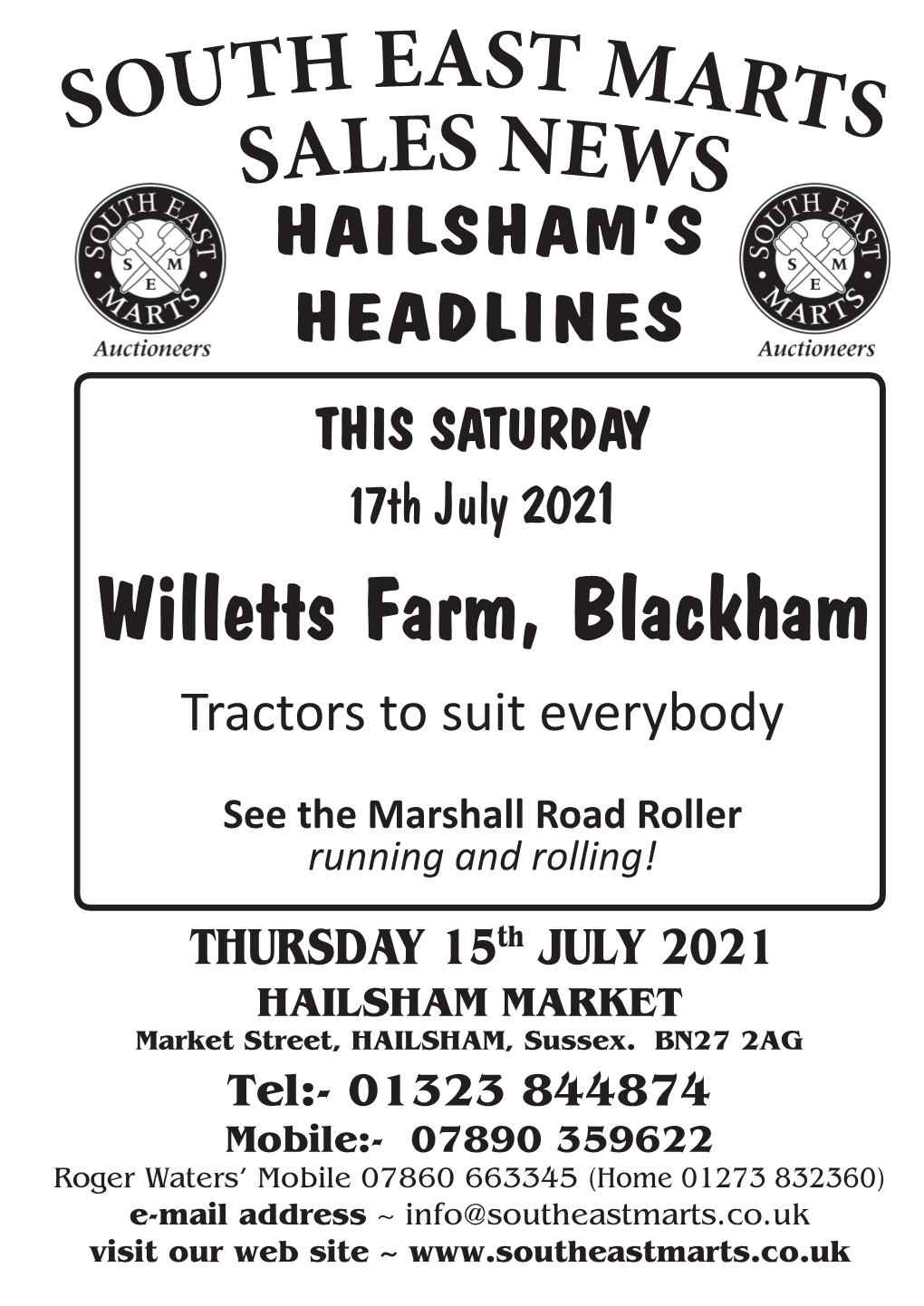 Willetts Farm, Blackham Tractors to Suit Everybody