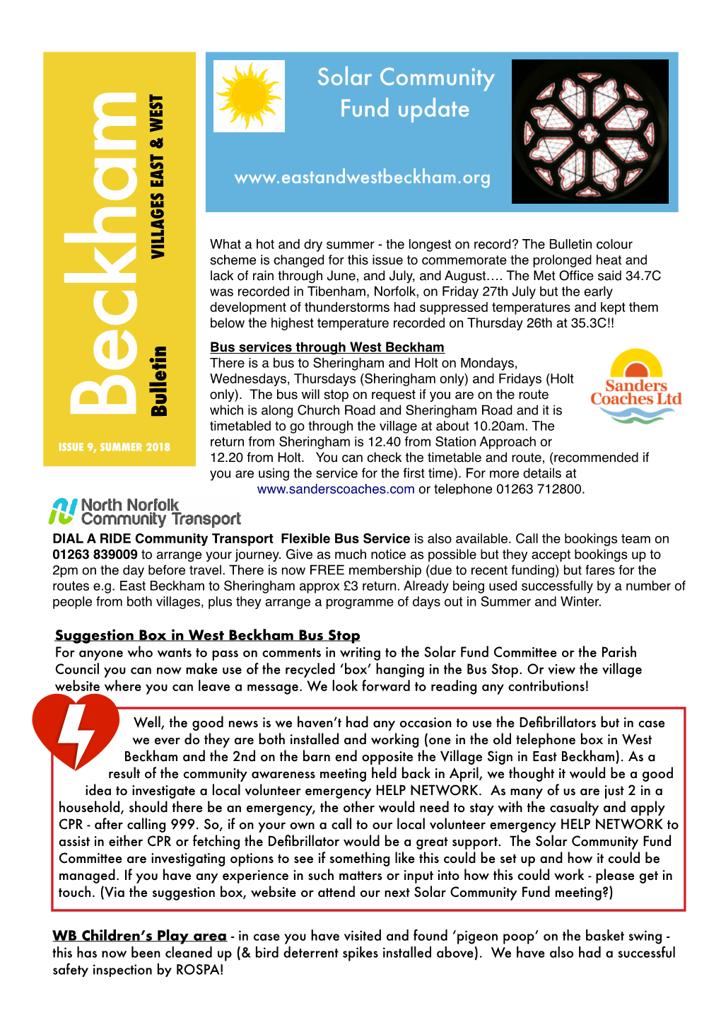 2018 Summer Bulletin Issue 9 Print