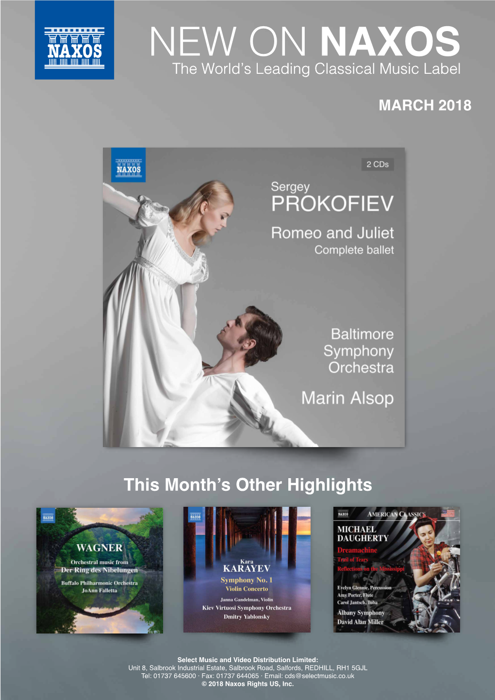 New on Naxos | March 2018