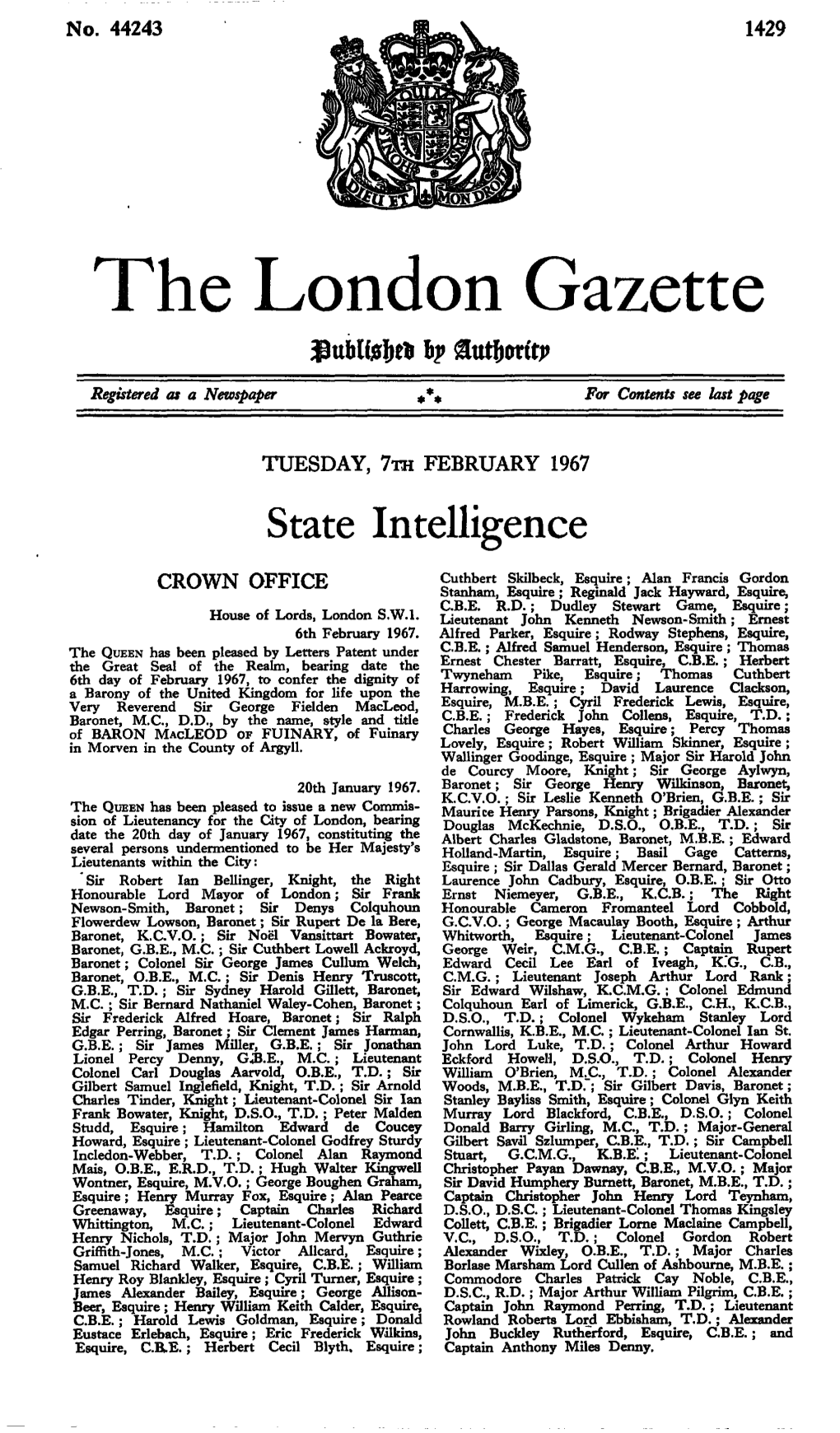 The London Gazette