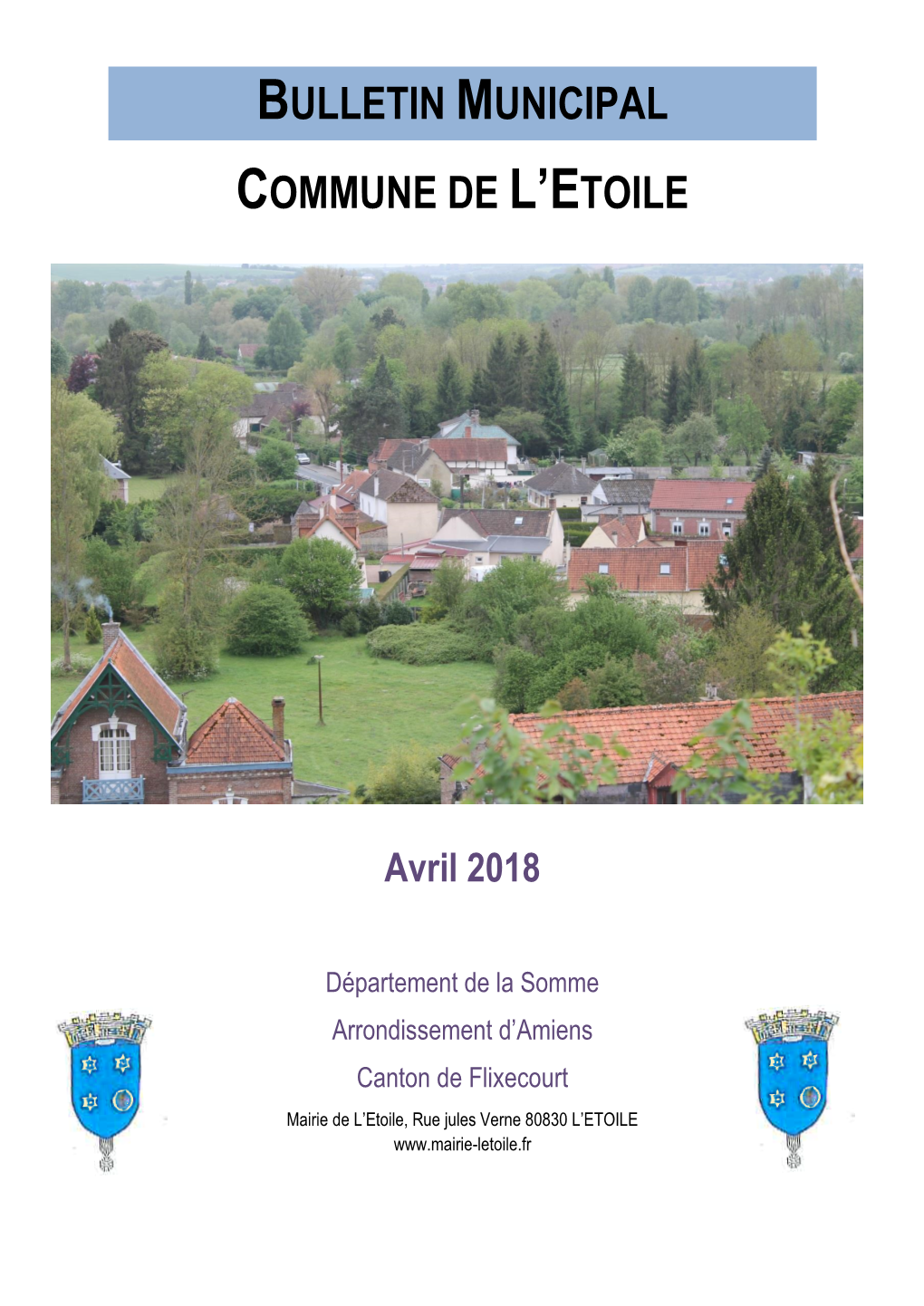 Bulletin Municipal Commune De L'etoile