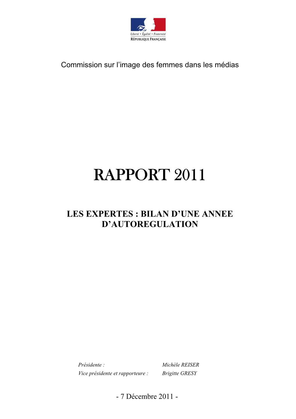 Rapport 2011