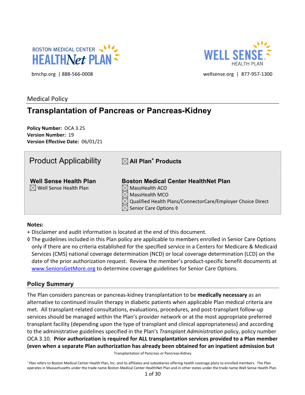 Transplantation of Pancreas Or Pancreas-Kidney