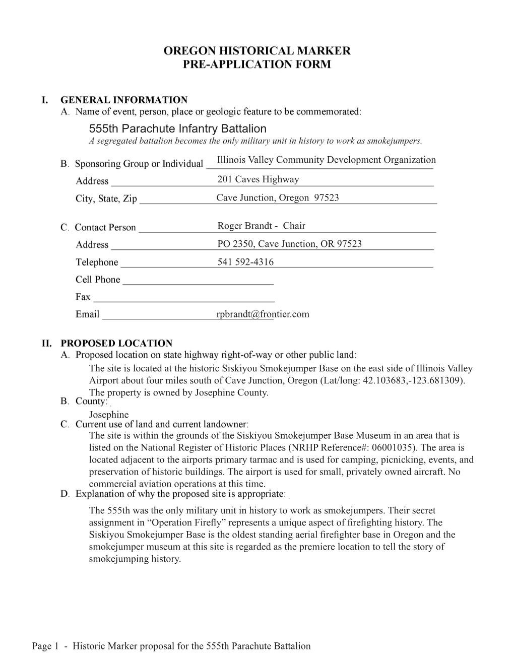 555Th Parachute Infantry Battalion a Segregated Battalion Becomes the Only Military Unit in History to Work As Smokejumpers