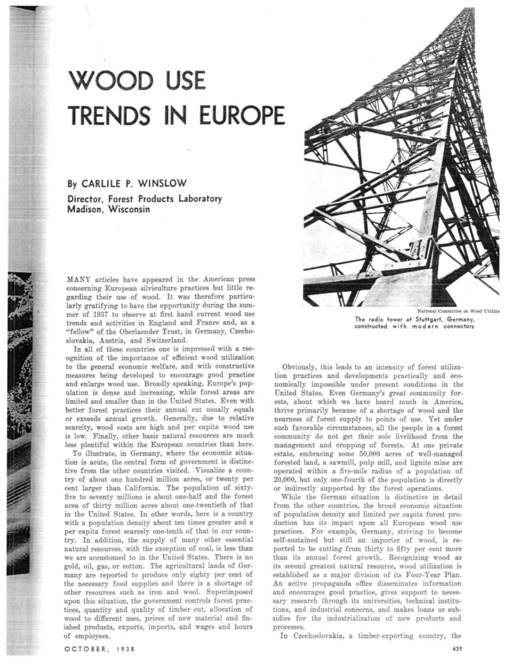 Wood Use Trends in Europe