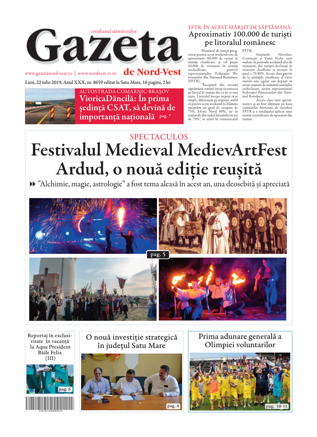 Festivalul Medieval Medievartfest Ardud, O Nouă Ediție Reușită 8 ”Alchimie, Magie, Astrologie” a Fost Tema Aleasă În Acest An, Una Deosebită Și Apreciată