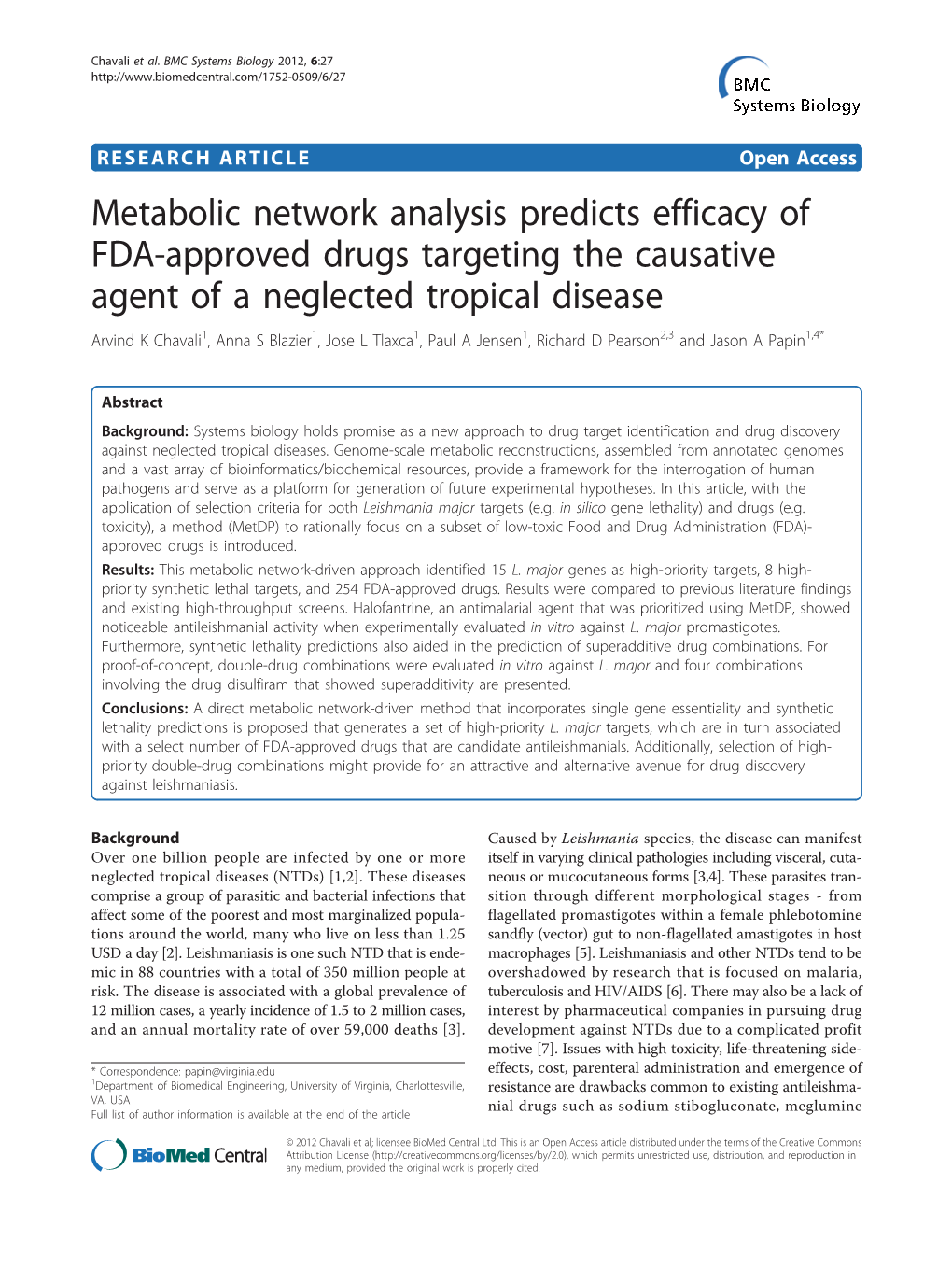 Metabolic Network Analysis Predicts Efficacy of FDA-Approved Drugs