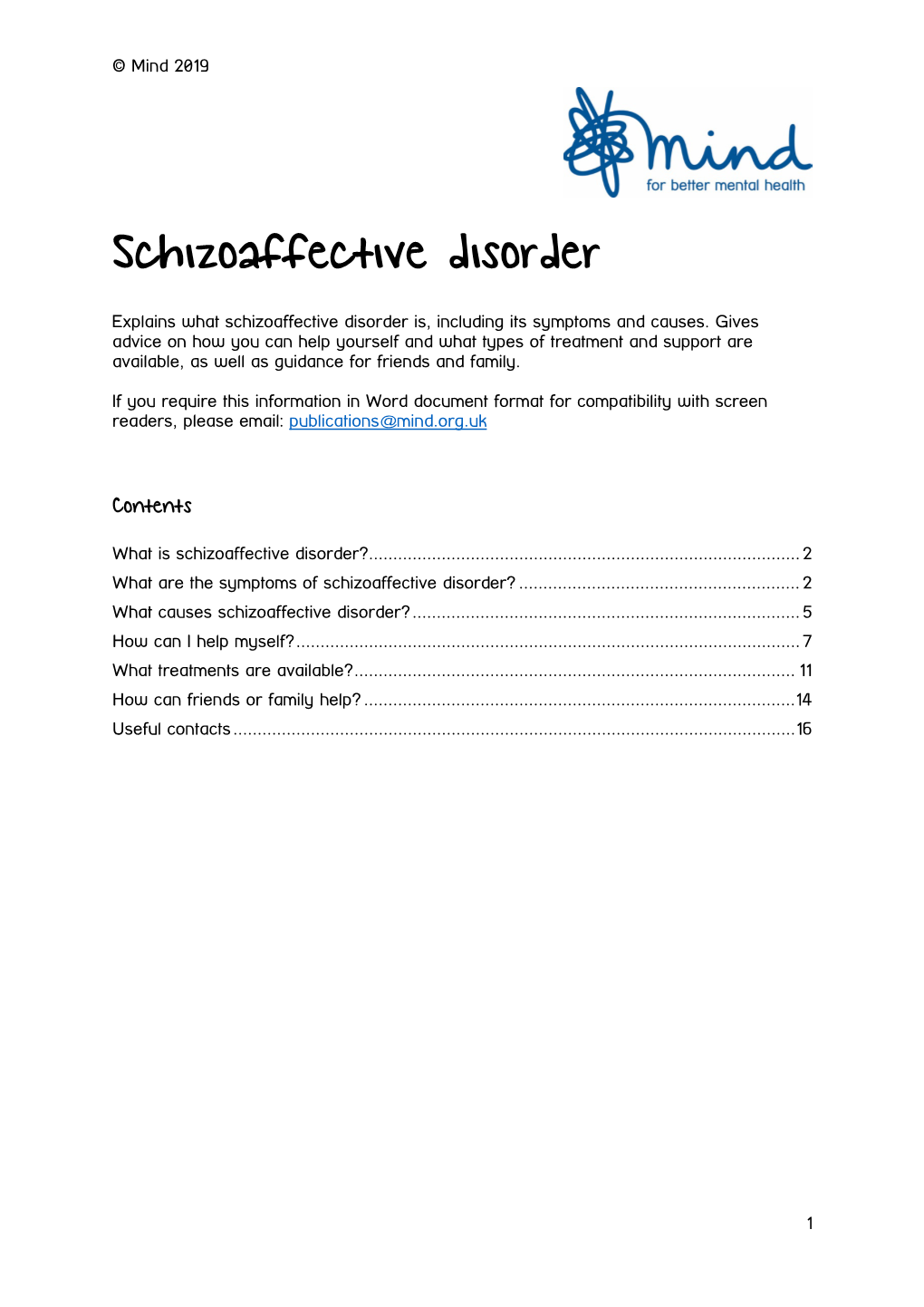 Schizoaffective Disorder