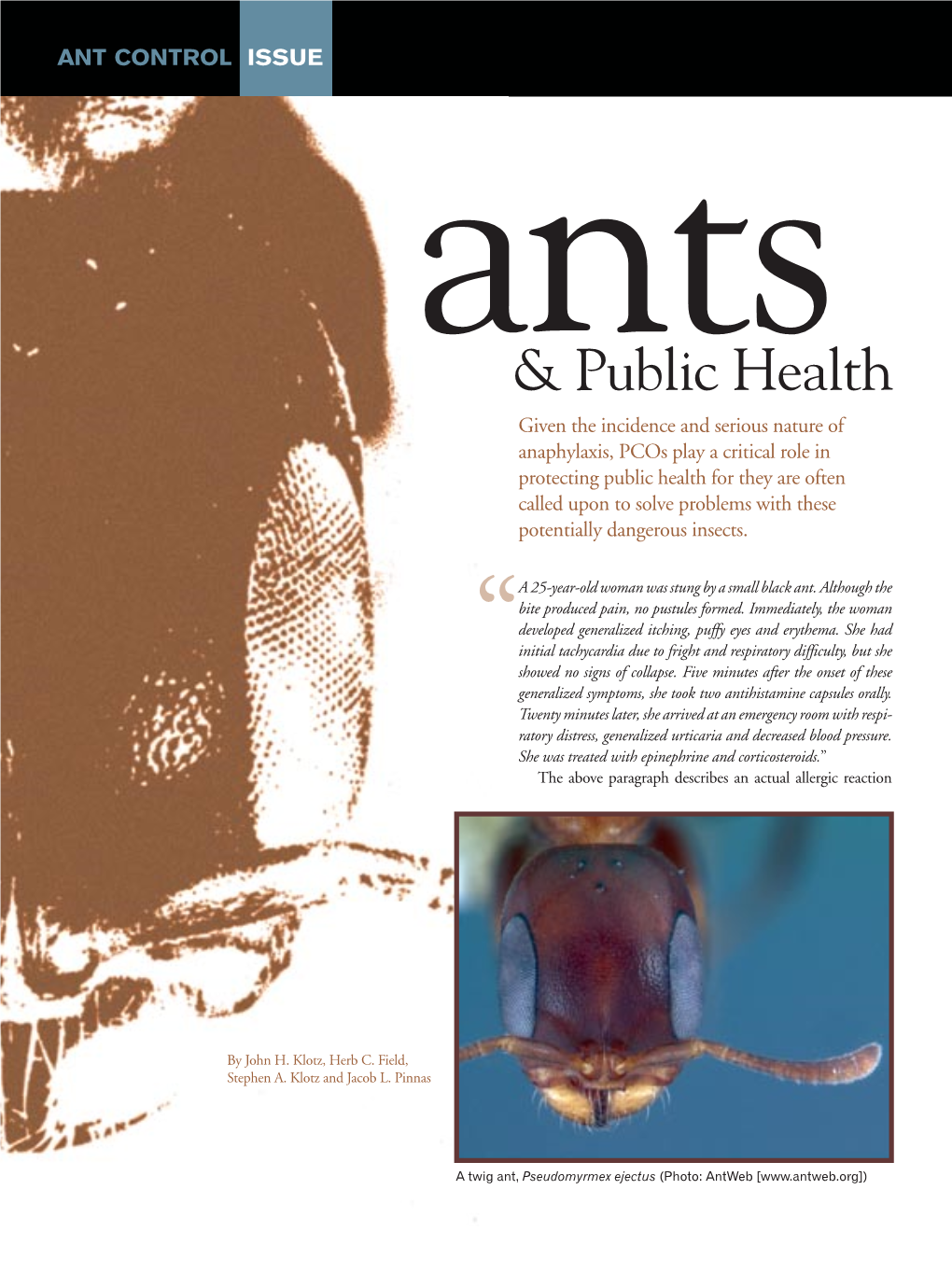 Ants & Public Health.Indd