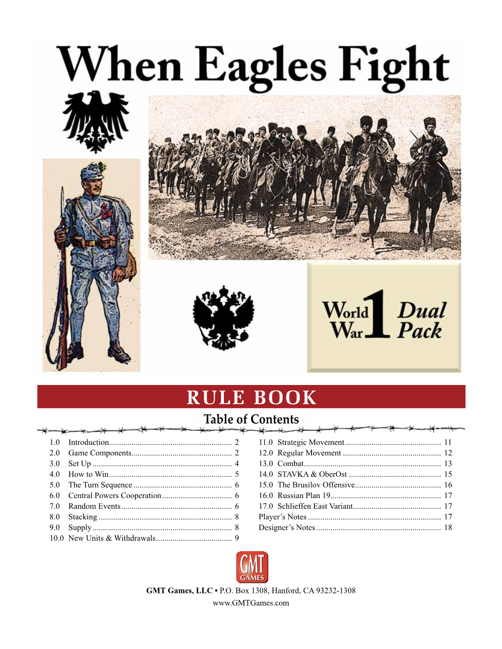 RULE BOOK Table of Contents