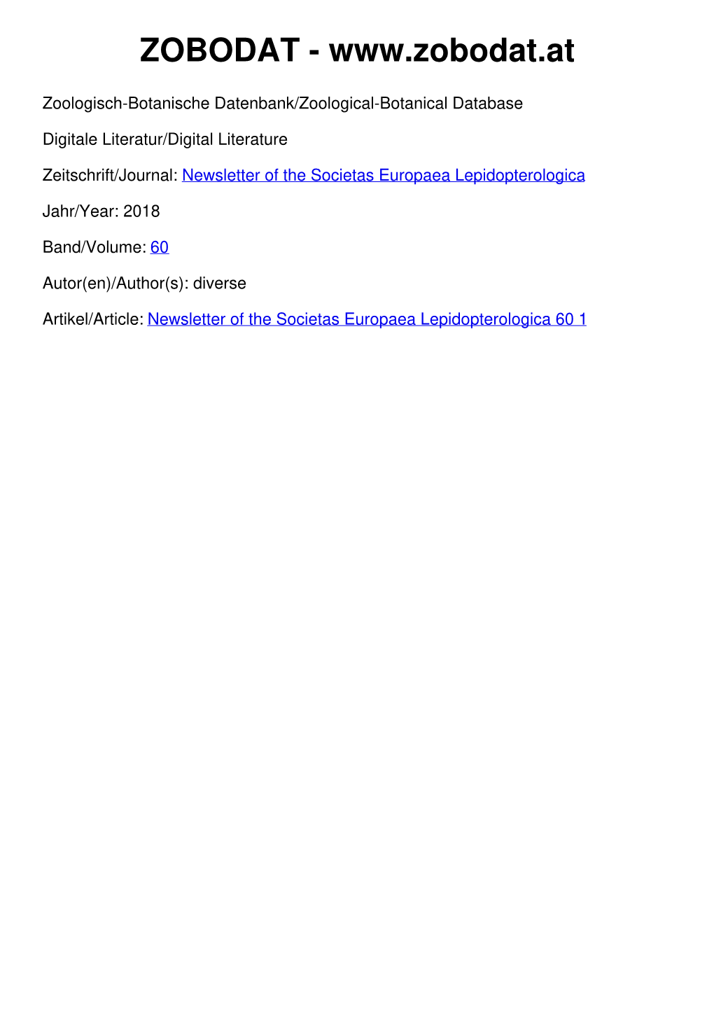 Societas Europaea Lepidopterologica